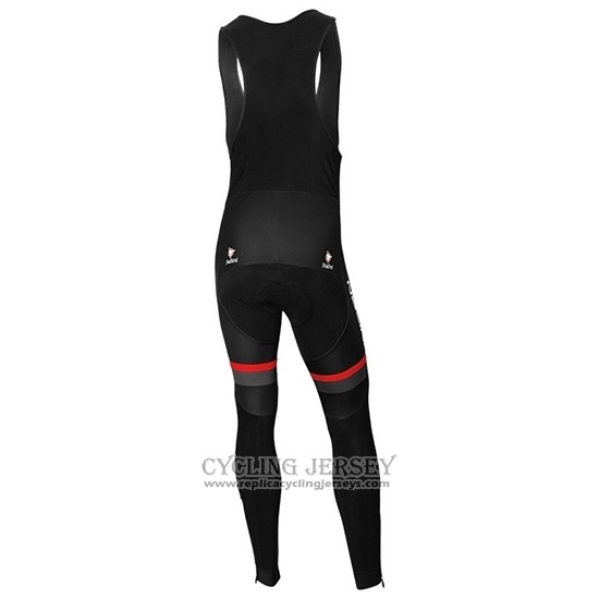 2019 Cycling Jersey Nalini Black Red Long Sleeve And Bib Tight